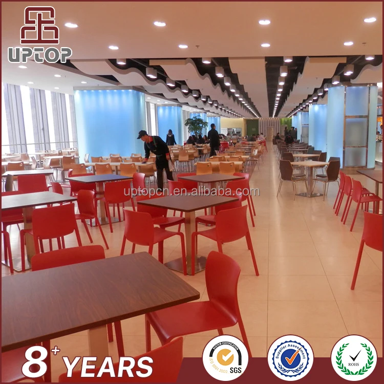 (SP-CS262) Uptop project commercial cafeteria fastfood furniture for food court
