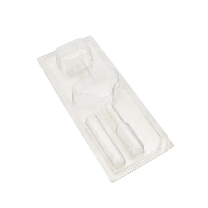Custom PETG Syringes Disposable clear Blister Packaging Clamshell PET