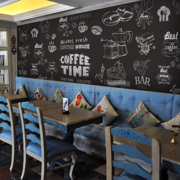 Home decor wallpaper 3D graffiti mural wallpaper decorative wallpaper for restaurant