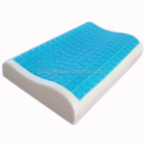 Ergonomic Sleeping Pillow, Cold silicon gel memory foam pillows
