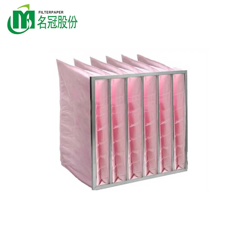 Synthetic Pocket Air Filter bag filter F5.F6,F7,F8,F9 AHU Medium efficiency bag