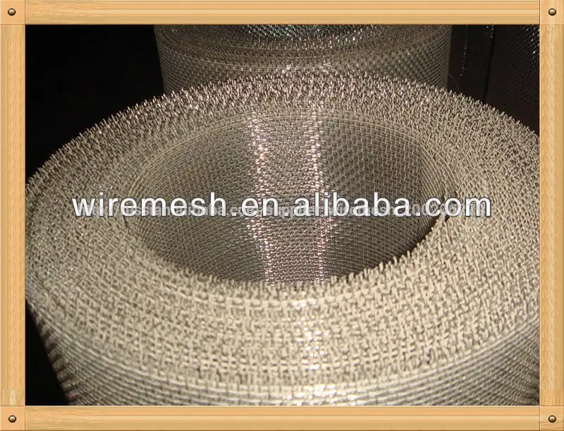полотняного переплетения из нержавеющей сталь 304 сетка экран( завод)