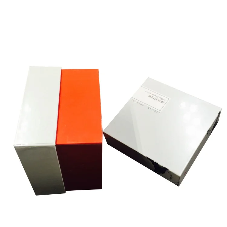 luxury Cardboard hard rigid Square fragrance gift box for packaging
