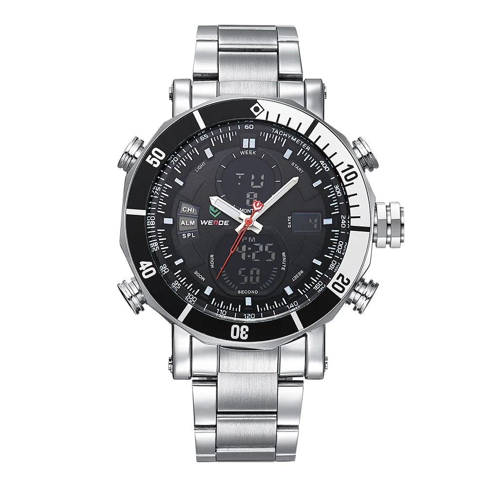 WEIDE WH5203 man watches top lcd back light fashion watch for men brand your own watches