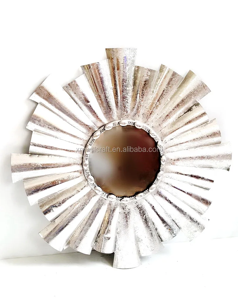 
bedroom decoration metal wall Art Craft Mirror Frame 