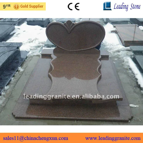 High quality natural granite large headstone