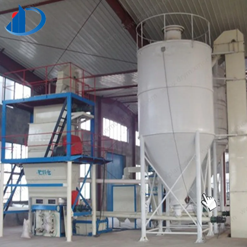 Automatic dry mortar production line plaster powder manufacturing plant from Henan China