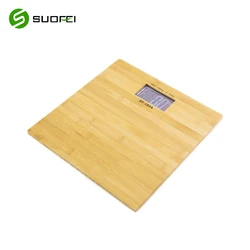 sf180A HOT SALE  bamboo digital body weight scale electronic bathroom wooden scale