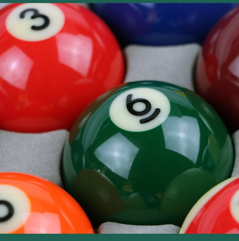 Бильярдные шары для бассейна из фенольной смолы, размер 2-1/4 дюйма, международный стандарт