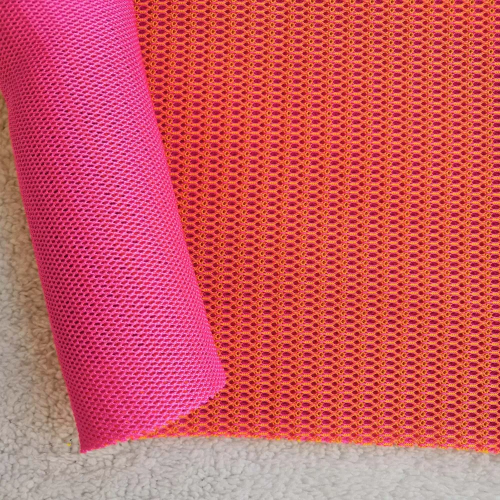 Китайские поставщики, нейлоновая полиэфирная 3d сетчатая ткань для спортивной обуви