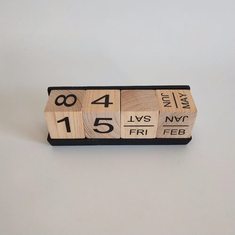 
 Оптовая продажа, деревянный настольный календарь, офисный органайзер, деревянные игральные кости  