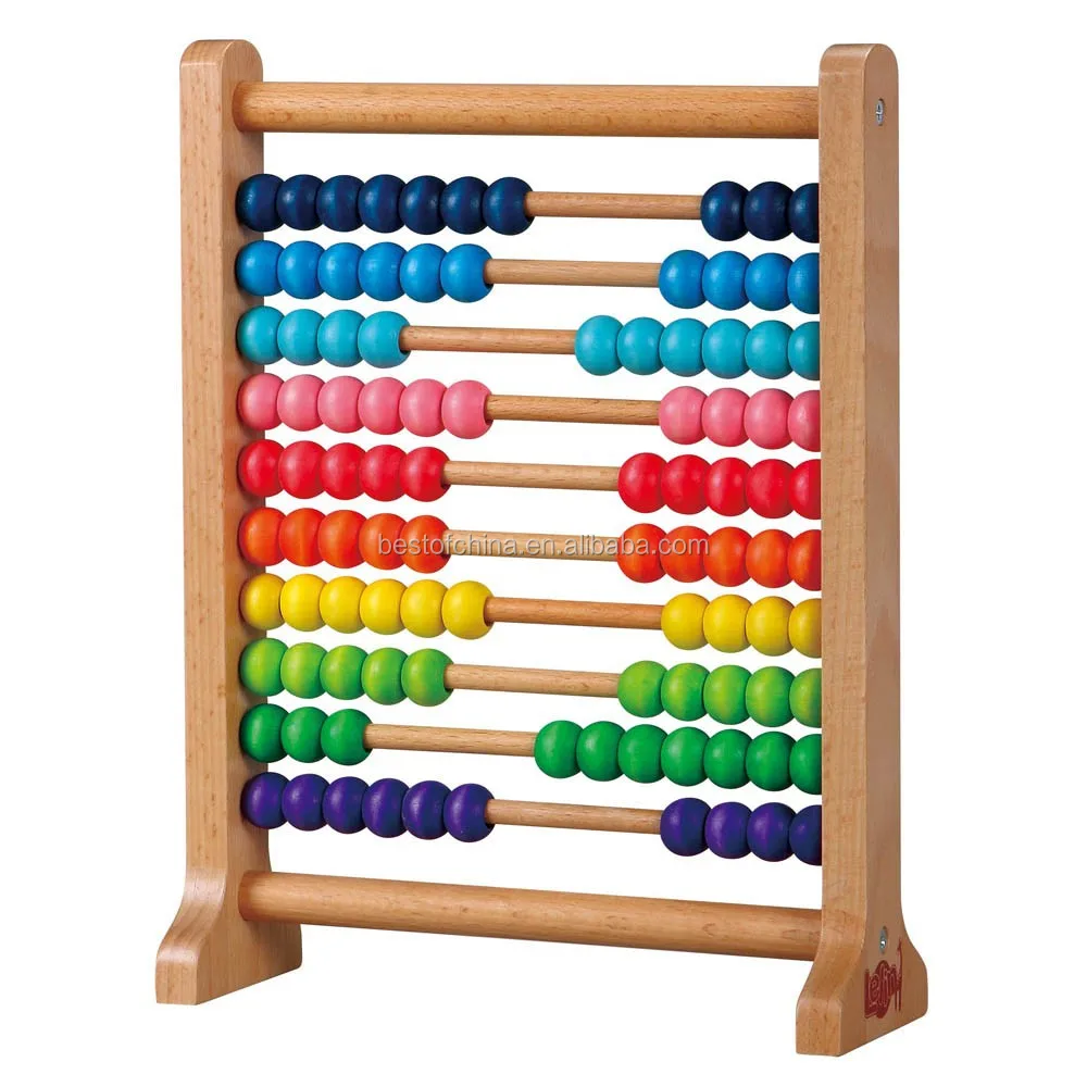 
Hot sale Colorful Wooden Abacus ,Beach wood Abacus 