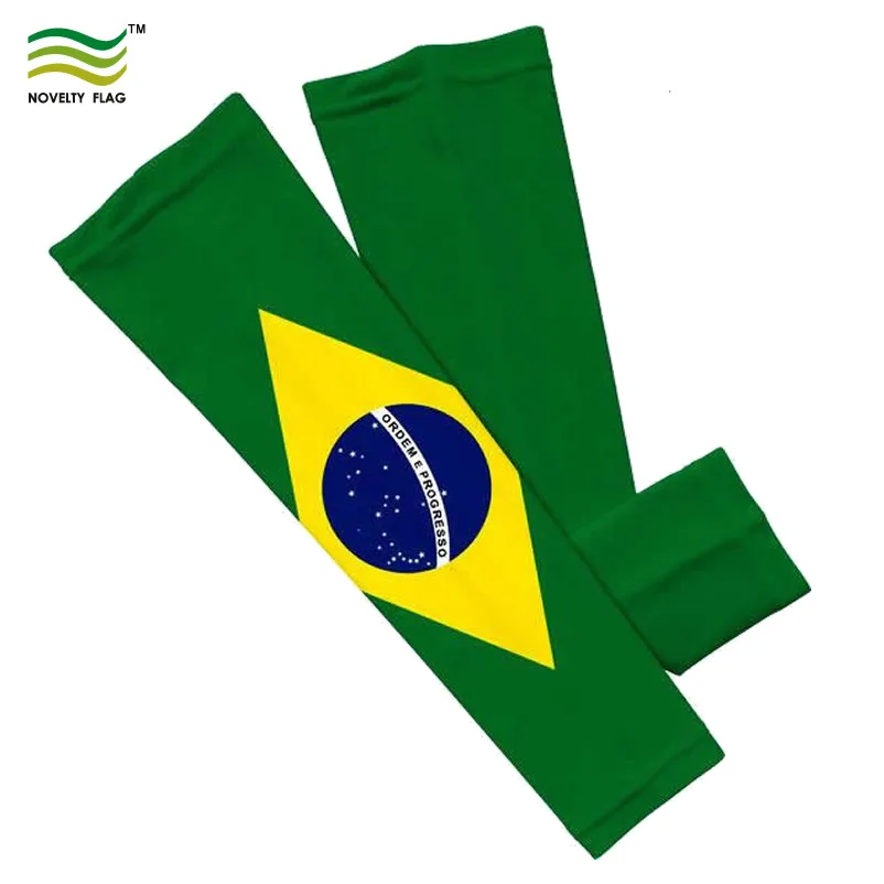 Custom Logo Spandex Arm Covers Breathable Skin-friendly Cycling Arm Sleeves