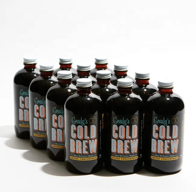 8 oz 16 oz Cold Brew Coffee Syrup Glass Bottles