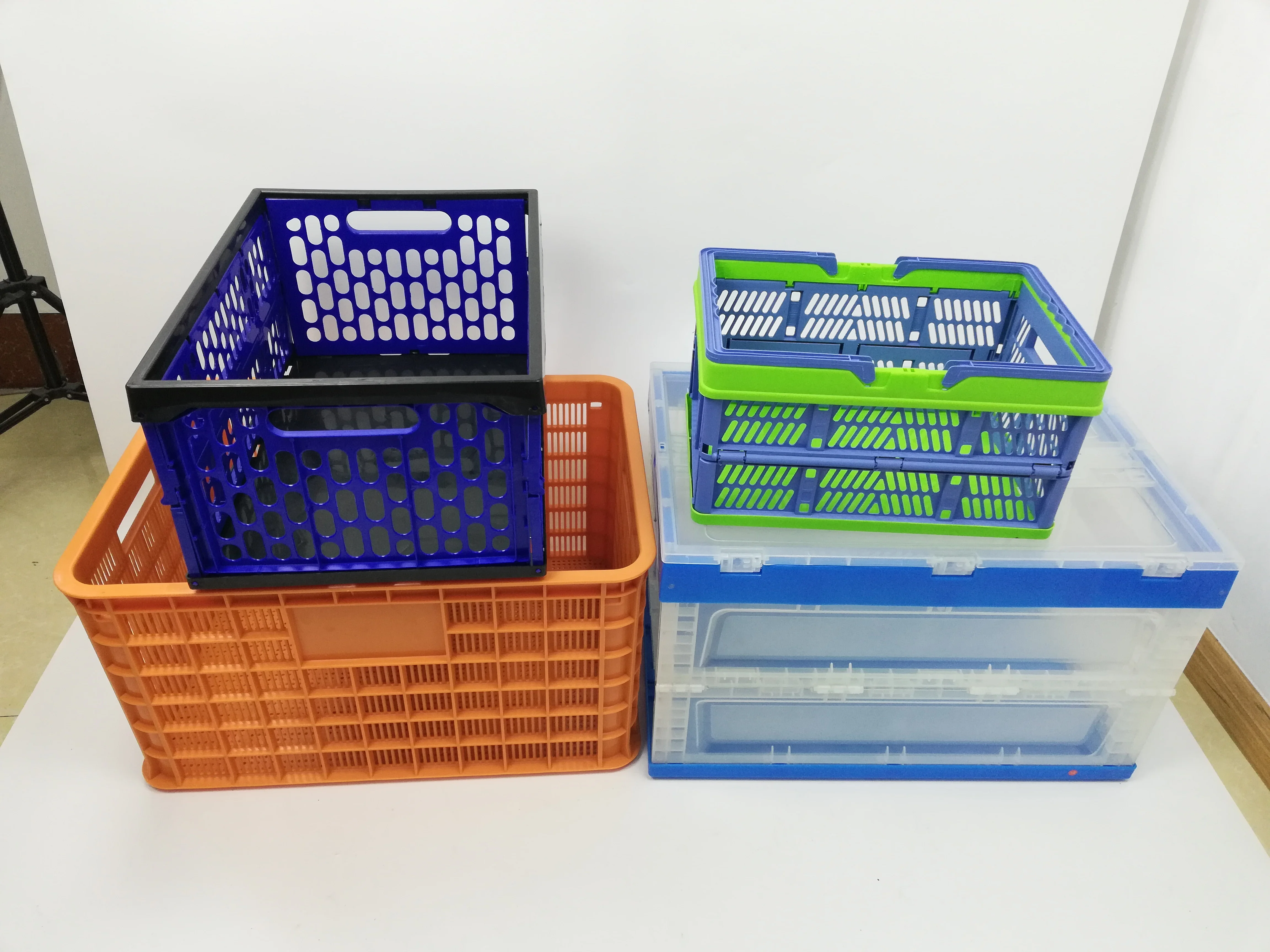 68 л складные жесткие пластиковые подвижные сумки с крышкой пластиковая коробка для хранения/ящик бытовой Органайзер складная коробка для хранения игрушек