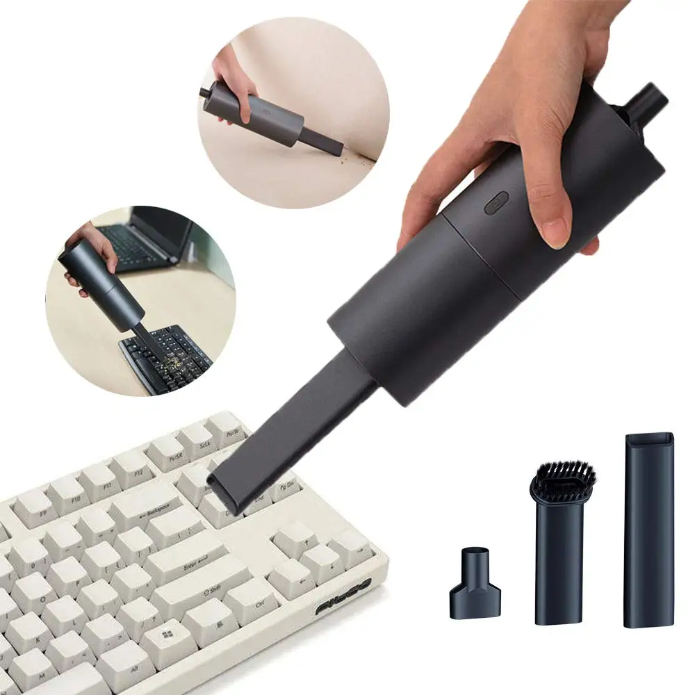 Перезаряжаемом аккумуляторе мини бытовой Беспроводное зарядное устройство для быстрой зарядки вакуумный очиститель воздуха для автомобиля