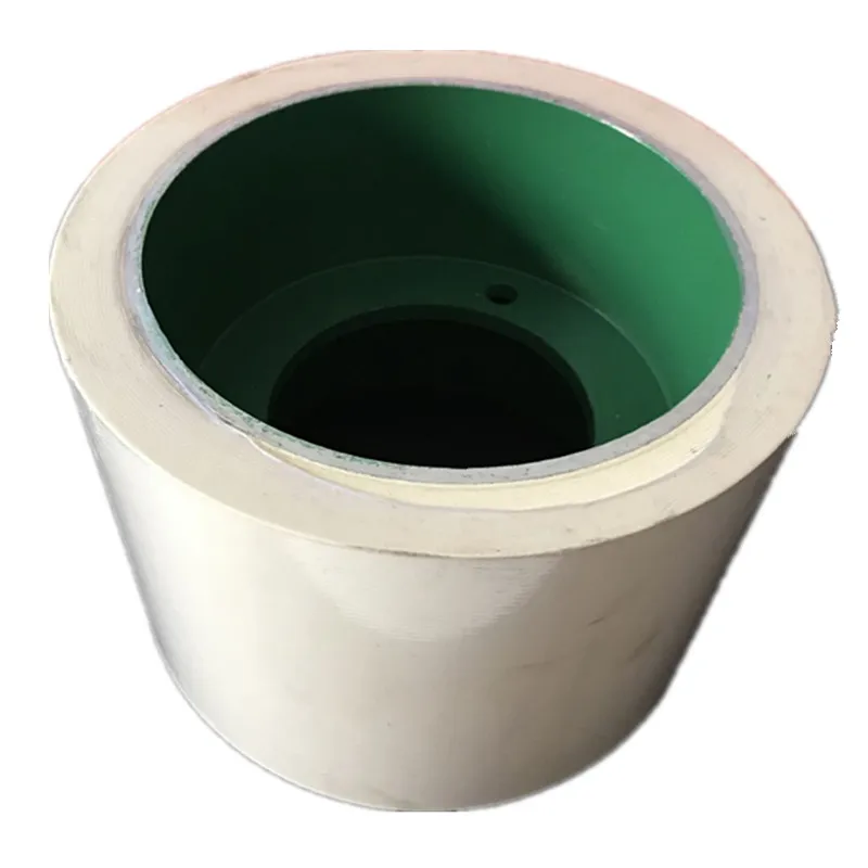 6inch white and brown cheap and durable rice milling rubber roller