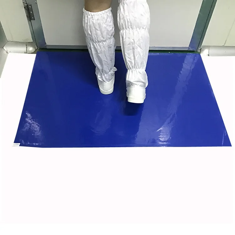 
 Изготовитель 24x18 дюймов, верхний клейкий коврик для очистки комнаты, пылезащитный липкий коврик с рамкой для обуви  