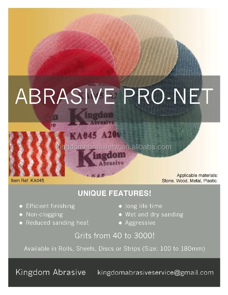 
400mm,225mm Floor Sanding Mesh disc, sanding Screen disc, SAME AS ABRANET MIRKA 150mm sanding discs 