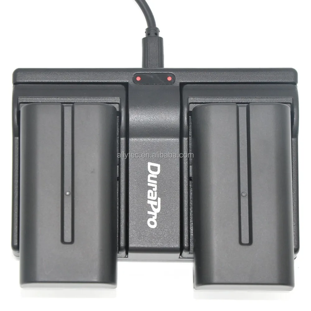 DuraPro NP-F970 USB двойное зарядное устройство для Sony PLM-100 CCD-TRV35 MVC-FD91 3000200 820E