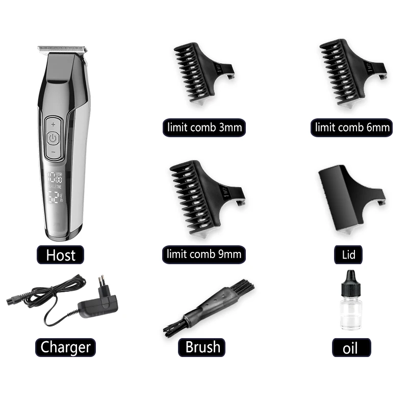 Kemei-5027  Electric Hair Trimmer Clipper Rechargeable Shaver Razor Cordless Adjustable Clipper motor hair clipper Wholesale