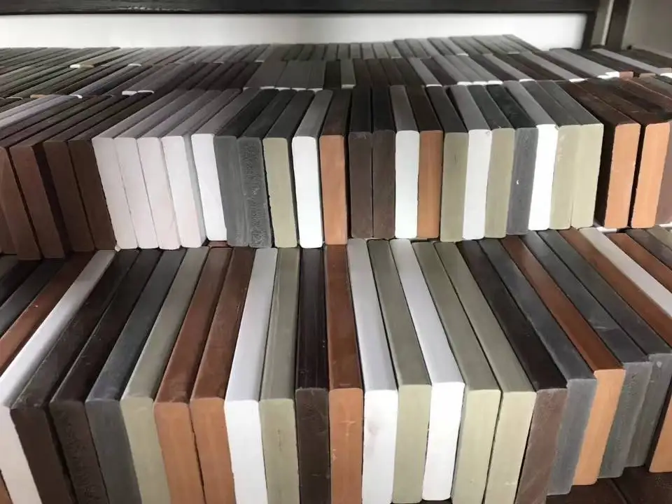 pvc raw material pvc skirting board foam filled pvc board