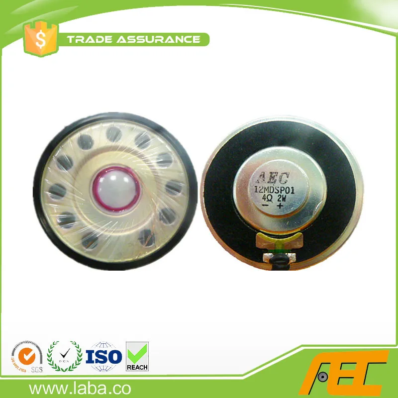 2 inch loudspeaker with mylar cone 4 Ohm 2w Miniature Speaker