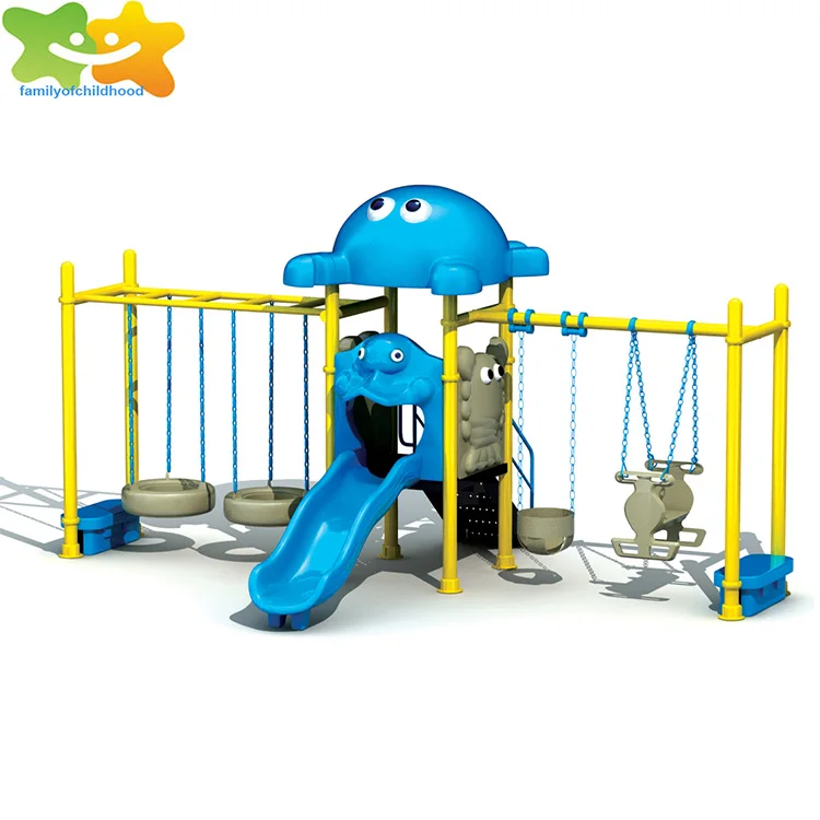 Outdoor playground equipment children slide outdoor park  kids swing toys kid plastic sliding play set slides for kids