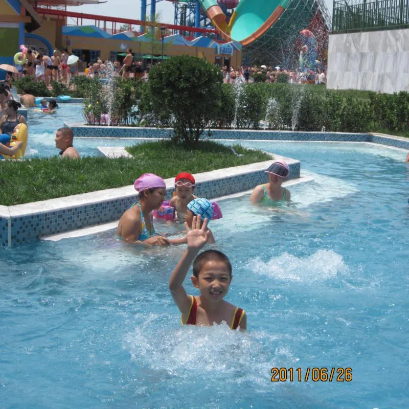 Artificial family lazy river for water park equipment