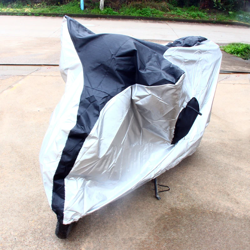 Outdoor Waterproof cover for motorcycle with Lock Hole