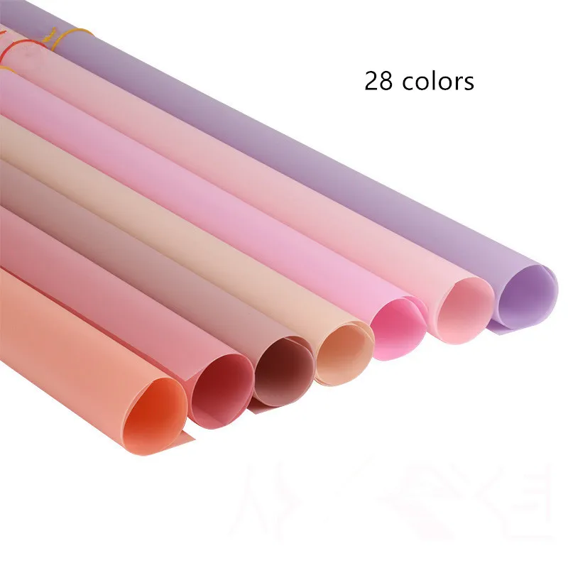 
28 colors waterproof pure mist Fog paper Flower Wrapping Gift Paper Bouquet Wrapping 