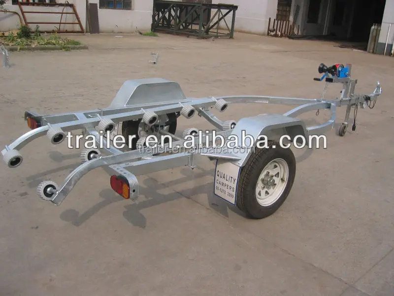Горячий окунутый Гальванизированный 4-метровый Лодочный Прицеп
