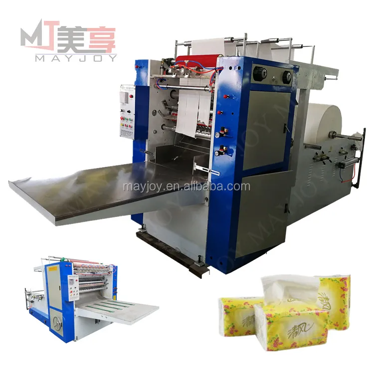 Automatic Box Drawing Facial Tissue Paper Cutting Machine/Paper Embossing Machine/Paper Folding Machine