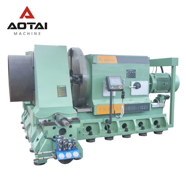 AOTAI factory productionline stationary high speed 50-325 mm pipe end cold facing beveling grooving machine