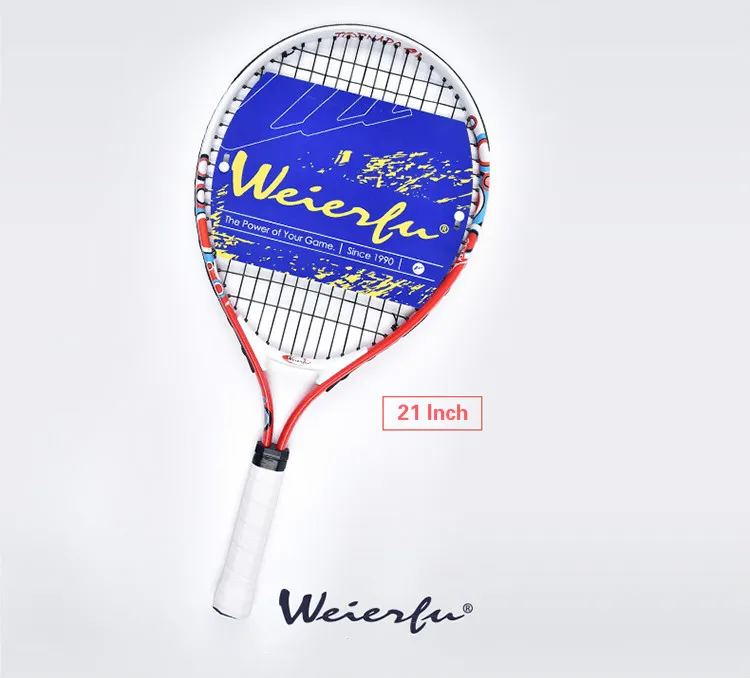 Wholesale custom 17 inch Fashion sports goods good quality aluminium alloy big face junior children/kids tennis racket/racquet