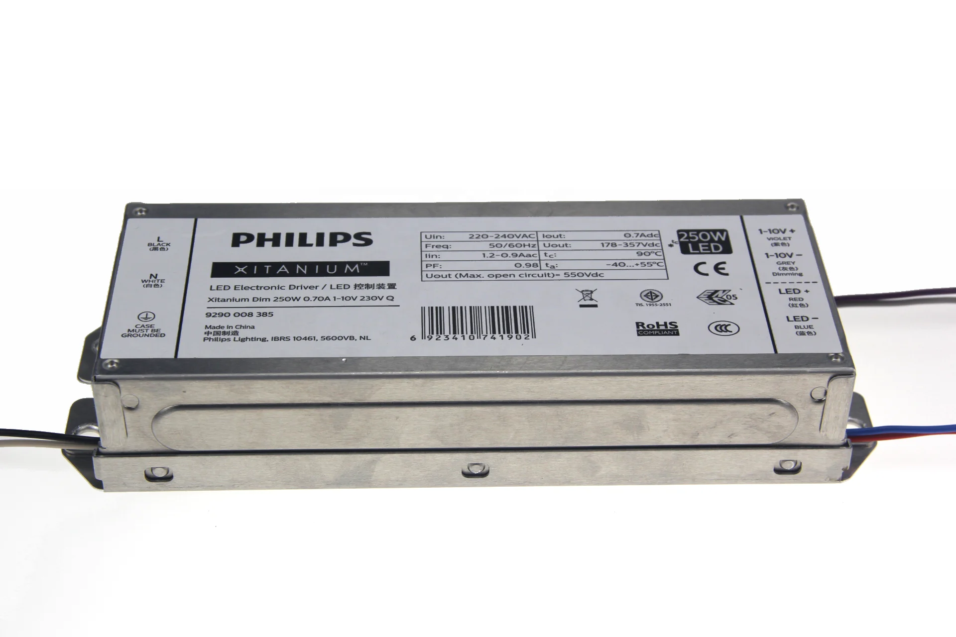 PHILIPS LED driver power supply 929000838508 Xitanium 250W 0.70A 1-10V 230V