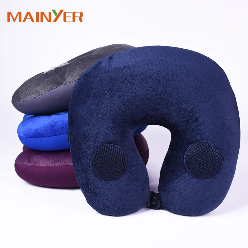 
Travel U Shape Neck Speaker Pillow MP3 Musical Microbeads Pillow 