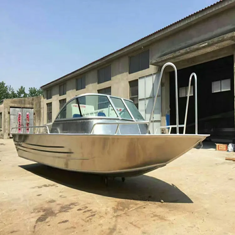 High speed boat aluminum work boat rowing boat