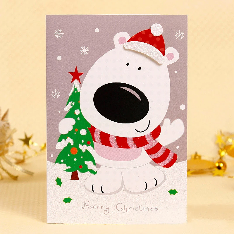 
Greeting navidad Merry christmas card 