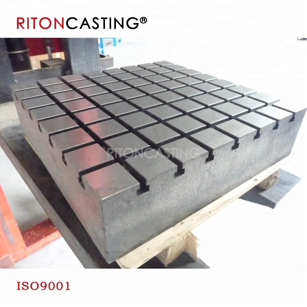 High Precision cast iron platform with T slots
