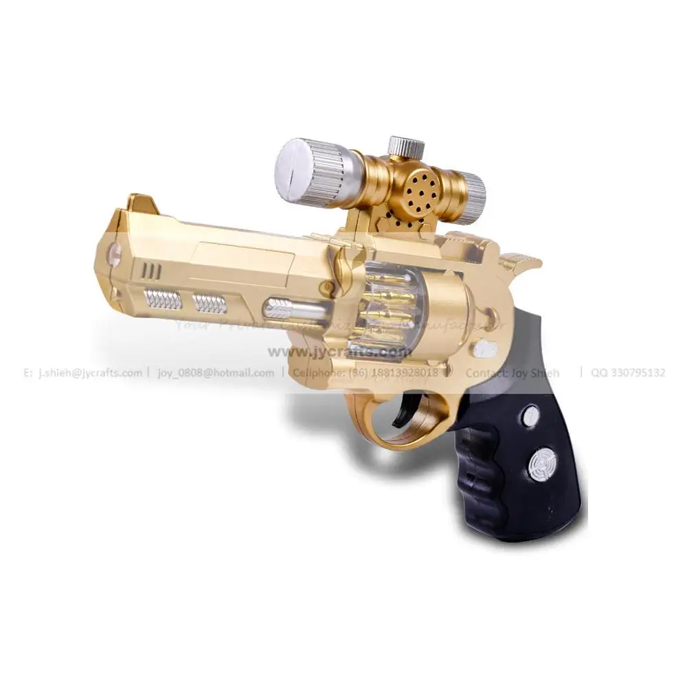 Top popular kids gift in low cost electric gun toy with sound and projector