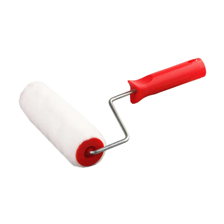 Sanfine Decorative Tools Plastic Handle Paint Roll Brush Wall Painting Go Roller Disposable Roller Brushes