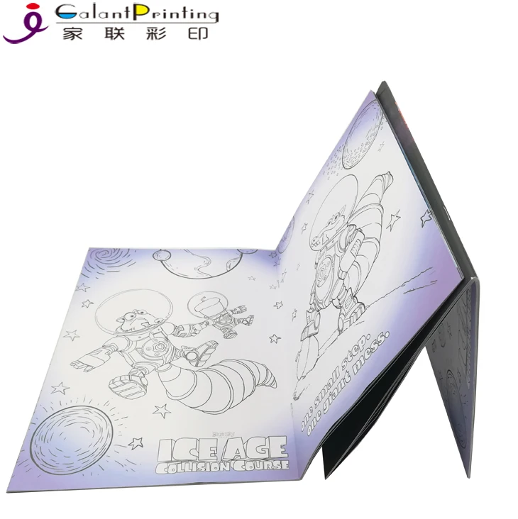 Cheap Custom Illustrated Books Printing Child Marvel Comic Drawing and Painting Book with Perfect Binding