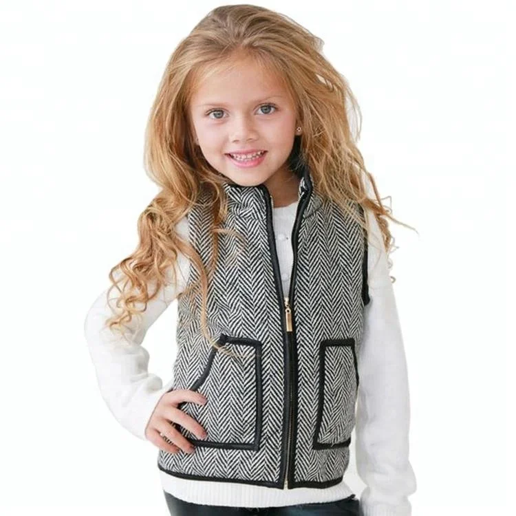 
Factory Girls Herringbone Kids Cotton Vest 