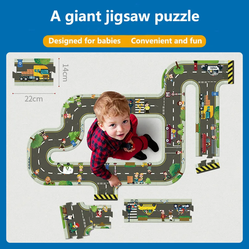 
Toi Giant Interchangeable Floor Jigsaw Puzzle/Educational Intelligent Toy Jigsaw Puzzles/Educational Toys 