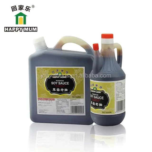 JOLION Hot Sales Happy mum brand 1000ml PET bottle Classic Traditional dark mushroom soy sauce