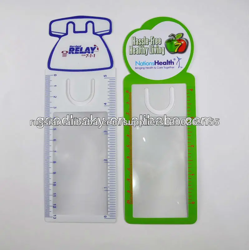 3X magnifying cheap custom pvc magnifier
