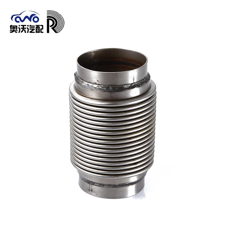 
Rudin factory customizable size exhaust flexible pipe connect with muffler, exhaust pipe for rx7 with interlock 