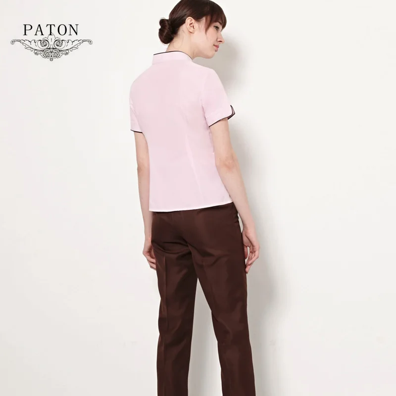 
New Fashion Style Long Sleeves Hotel Room Service Cleaning Staff Uniforms 