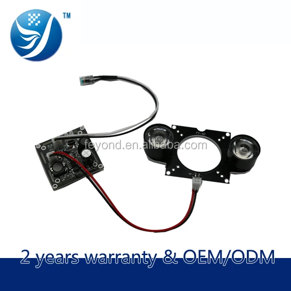 
Raw material cctv camera infrared emitter 2 leds illuminated array led aluminum heating board for covert surveillance camera 